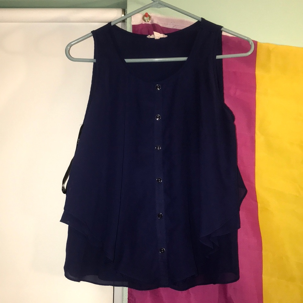 Dark blue/indigo blouse